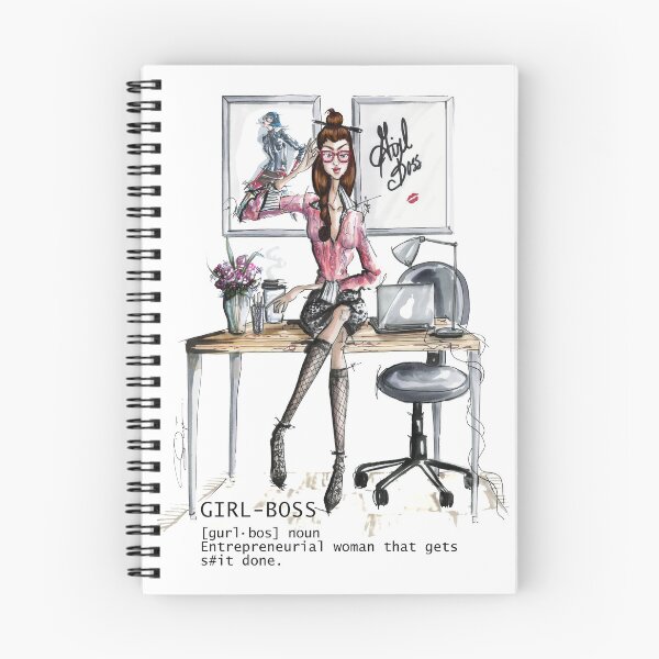 Item preview, Girl Boss Fashion Illustration - Get s#it done! designed and sold by SDupre.
