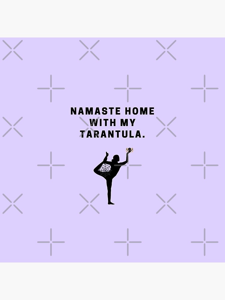 Namaste Home Yoga Girl Tarantula Cobweb Arachnid Lovers Pin for Sale by  luchik-and-co