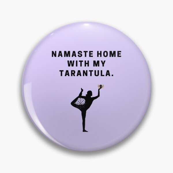Item preview, Namaste Home Yoga Girl Tarantula Cobweb Arachnid Lovers designed and sold by luchik-and-co.