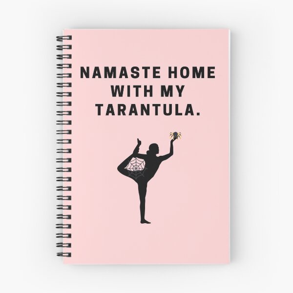 Item preview, Namaste Home Yoga Girl Tarantula Cobweb Arachnid Lovers designed and sold by luchik-and-co.