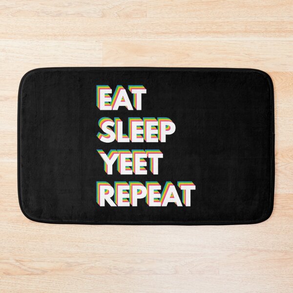 Item preview, Eat Sleep Yeet Repeat Rainbow designed and sold by infleims.