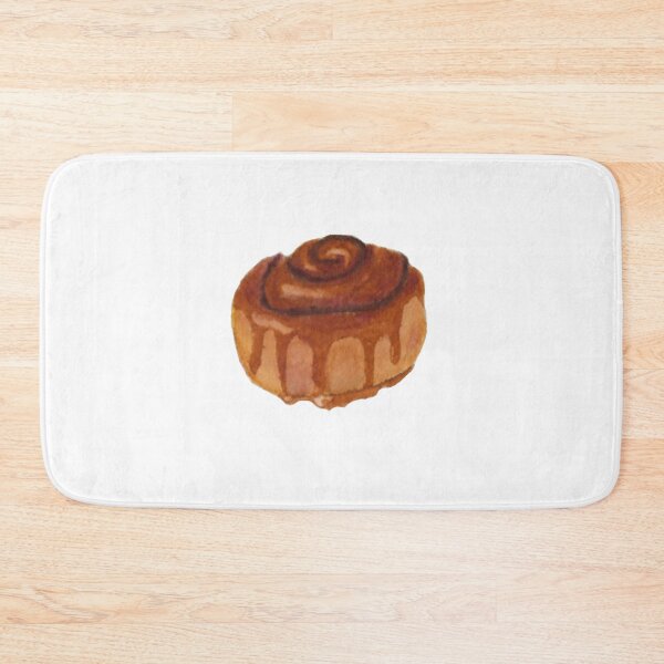 Item preview, Cinnamon roll watercolour illustration (white background) designed and sold by tifft.