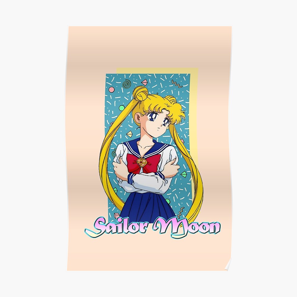 Sailor Moon 90s Retro Sticker By Anime Styles Redbubble
