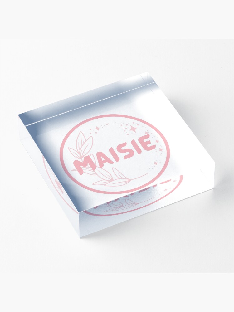 Alternate view of Maisie Acrylic Block