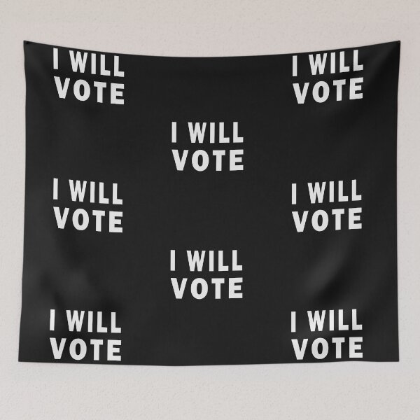 Item preview, I will Vote Political Gift Election 2020 designed and sold by ExprezzDesigns.