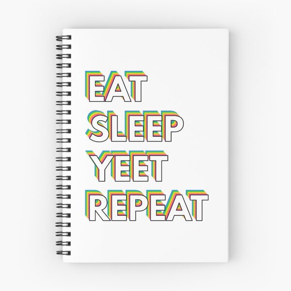 Item preview, Eat Sleep Yeet Repeat Rainbow designed and sold by infleims.