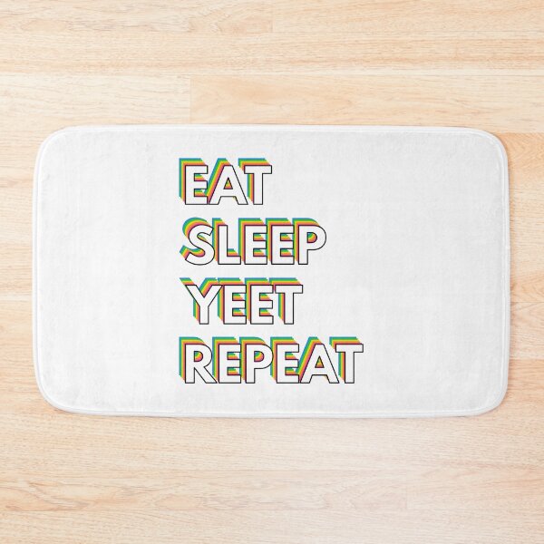 Item preview, Eat Sleep Yeet Repeat Rainbow designed and sold by infleims.