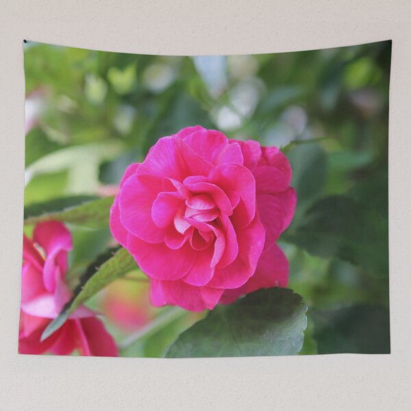 Item preview, Pretty pink flower in garden designed and sold by stina-bee.