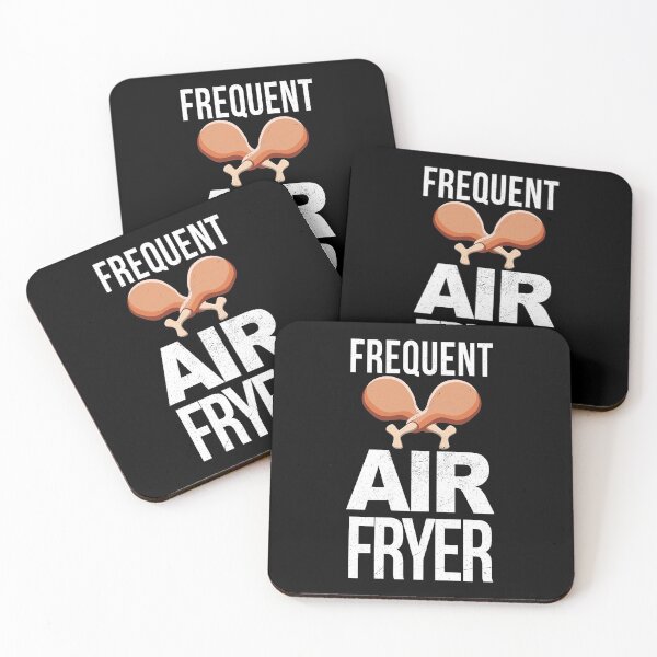 Item preview, Frequent Air Fryer - Funny Chicken Wing Eating Lovers designed and sold by bonmotto.