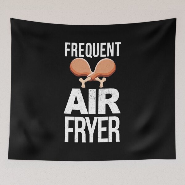 Item preview, Frequent Air Fryer - Funny Chicken Wing Eating Lovers designed and sold by bonmotto.