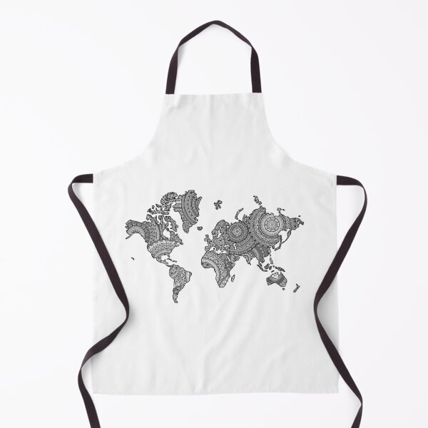 Item preview, World Map Mandala designed and sold by laylamc13.