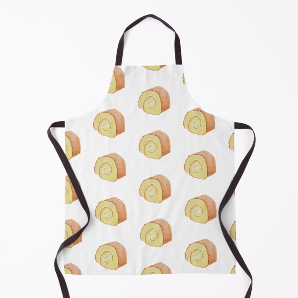 Item preview, Swiss roll cake watercolour illustration (white background) designed and sold by tifft.