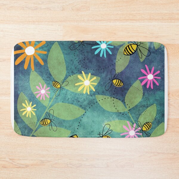 Item preview, Bees and flowers designed and sold by tjf-artworks.