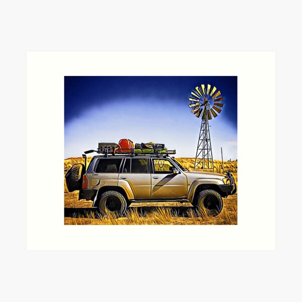 GU Patrol, Canning Stock Route Art Print