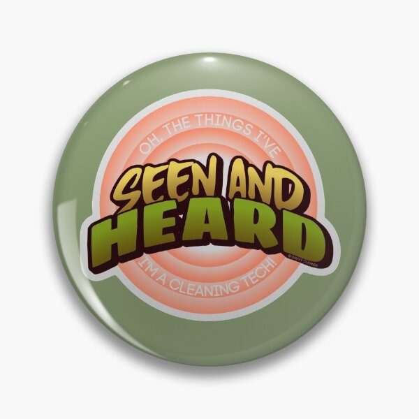 Item preview, Seen and Heard Vintage, Retro Housekeeping Humor designed and sold by SavvyCleaner.