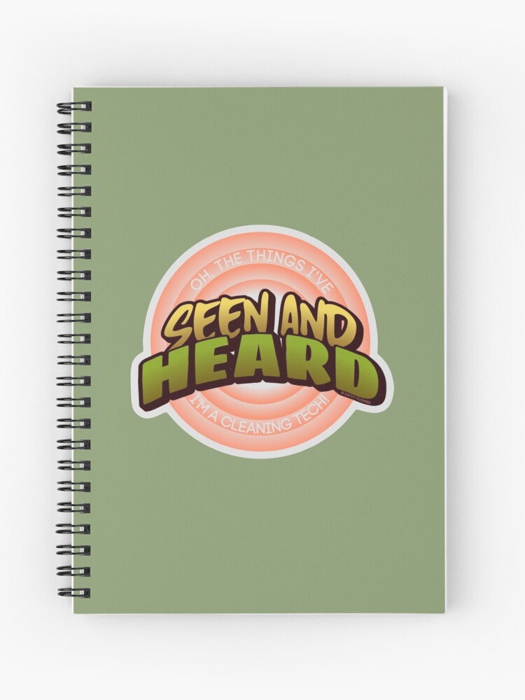 Thumbnail 1 of 3, Journal, Seen and Heard Vintage, Retro Housekeeping Humor designed and sold by SavvyCleaner.