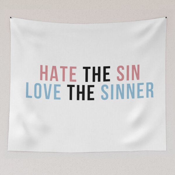 Item preview, Hate the sin love the sinner Hamilton Quote designed and sold by MonMonTales.