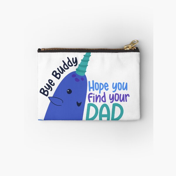 Item preview, Mr. Narwal Bye Buddy Sticker | Holiday Elf Animal | Narwal Hydro Sticker designed and sold by SLAG-Creative.