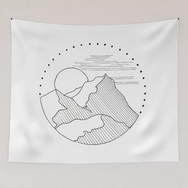 Item preview, Mountain Sketch designed and sold by StylishTayla.