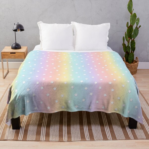 Item preview, Stars Pastel Rainbow Aesthetic Kawaii Cute Pattern designed and sold by candymoondesign.