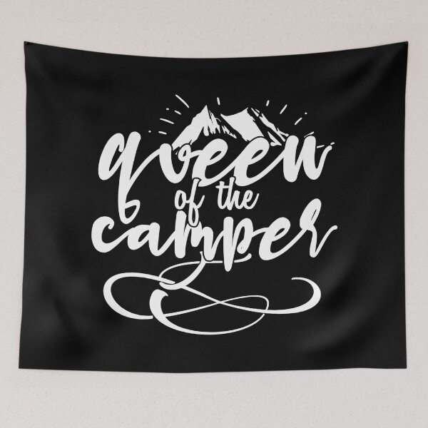 Item preview, Queen Of The Camper, Camping Shirt, RV Shirt, Camping Gift, Camper Shirt, Travel Shirt, Road Trip, RV Gift, RV Camping Shirt  designed and sold by KC1max.