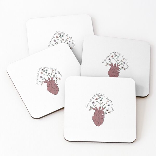 Item preview, HEART WITH FLOWERS (COLORED W WORDS) designed and sold by doodlingbeans.