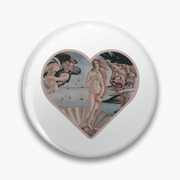 Item preview, HEART SHAPED / BOTTICELLI, BIRTH OF VENUS designed and sold by hexianovae.