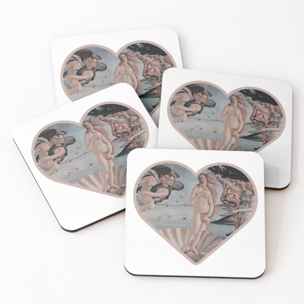 Item preview, HEART SHAPED / BOTTICELLI, BIRTH OF VENUS designed and sold by hexianovae.