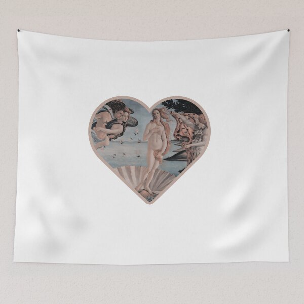 Item preview, HEART SHAPED / BOTTICELLI, BIRTH OF VENUS designed and sold by hexianovae.