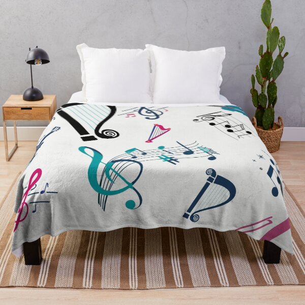 Item preview, Violin Cello Harp Pattern Drawing designed and sold by CreativTEES !.