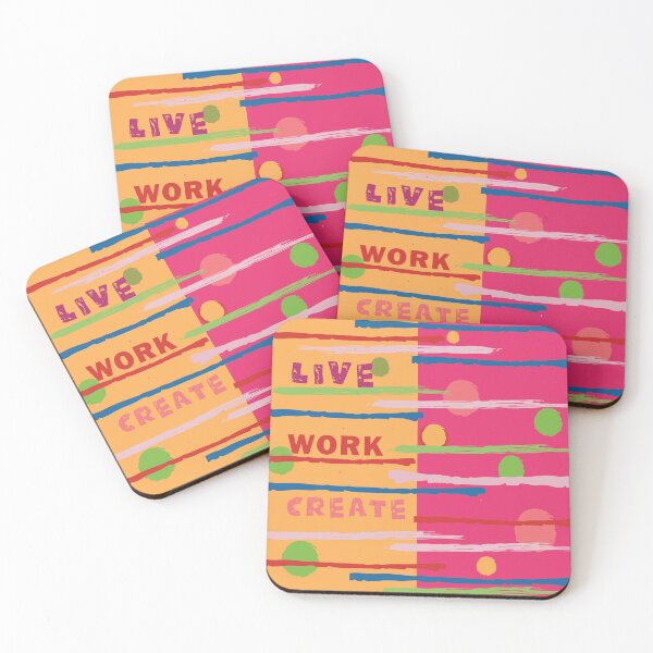 Item preview, Live, Work, Create designed and sold by Sarah Hearfield.