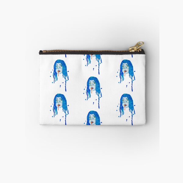 Item preview, Ashnikko FanArt Stupid Boy Blue Hair Slime Watercolor designed and sold by Renata Gonçalves.