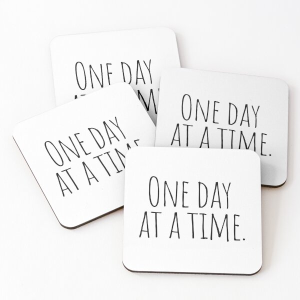 Item preview, One day at a time - Inspirational quote designed and sold by KarolinaPaz.