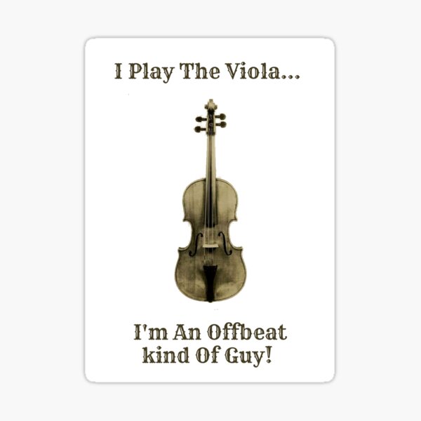 Item preview, I Play The Viola (Guy) designed and sold by Skeltonnaggs.