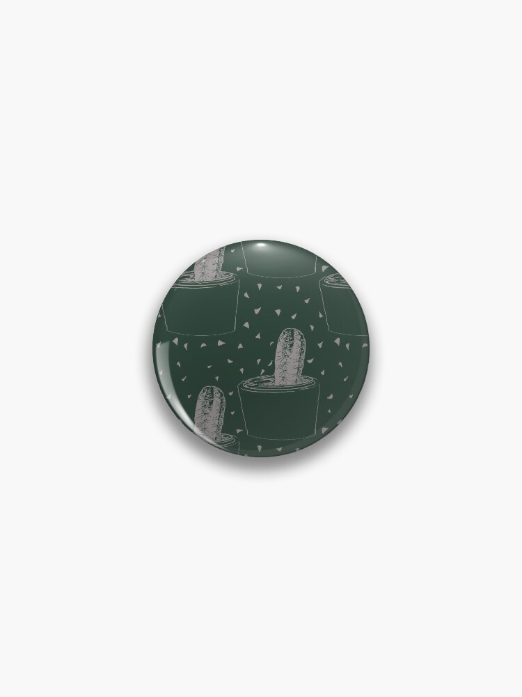 Thumbnail 1 of 3, Pin, Cactus Pattern Design designed and sold by evrmrn.