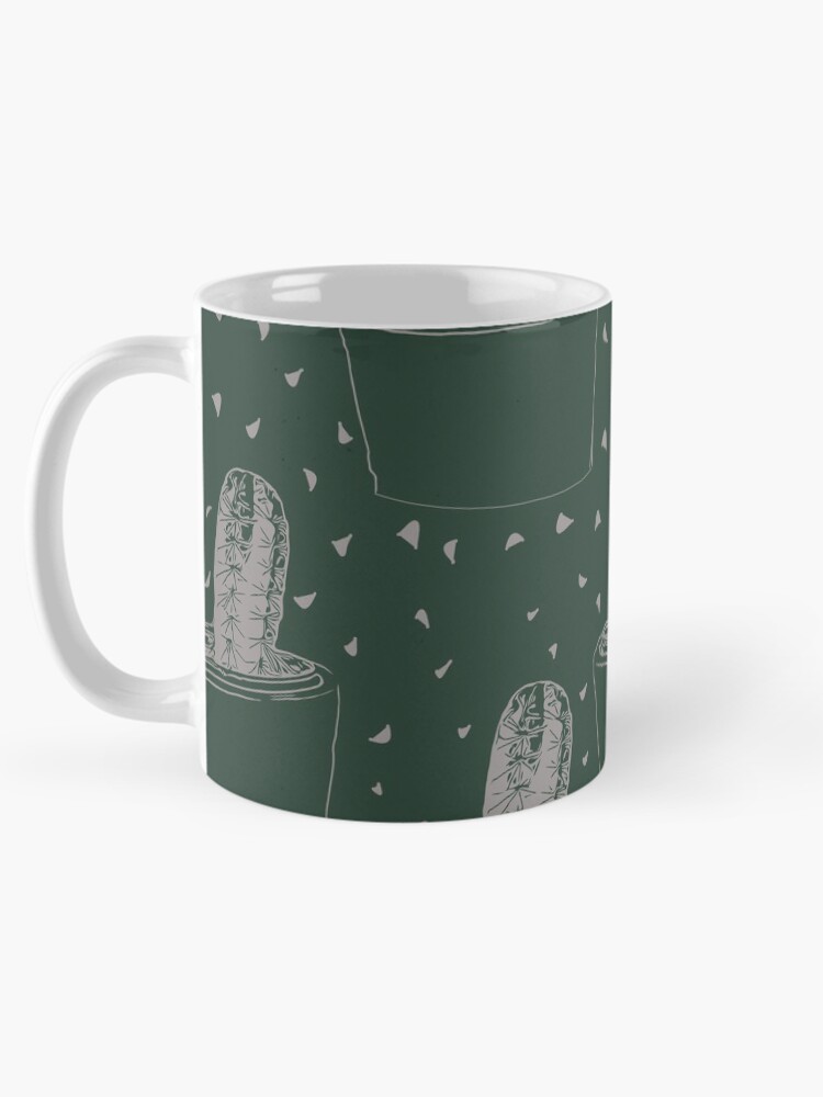 Thumbnail 5 of 6, Coffee Mug, Cactus Pattern Design designed and sold by evrmrn.