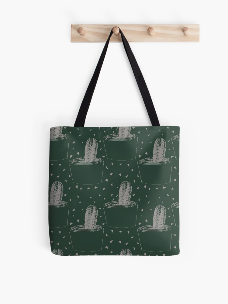 Thumbnail 1 of 2, Tote Bag, Cactus Pattern Design designed and sold by evrmrn.