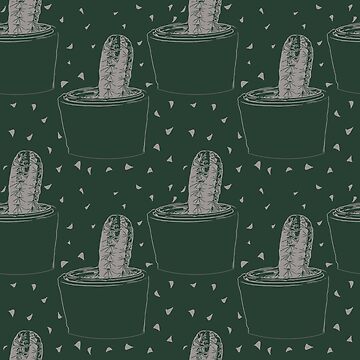 Artwork thumbnail, Cactus Pattern Design by evrmrn