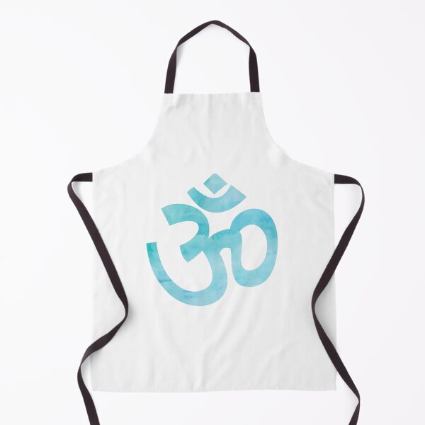 Item preview, Om - Blue Watercolour Yoga Art Design designed and sold by TresChicXO.
