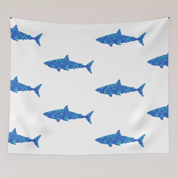 Aperçu de l'œuvre Conception abstraite de requin créée et vendue par Craftology77.