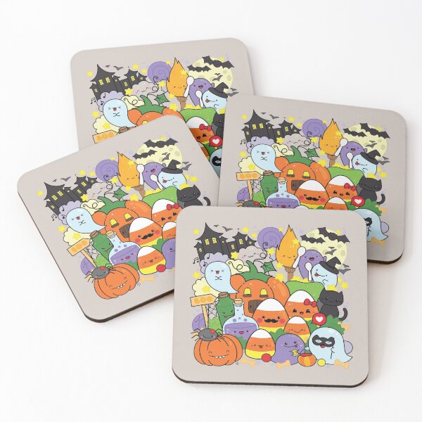 Item preview, Halloween Pumpkin Potions Candy Doodle | Kawaii Art by Tatyana Deniz designed and sold by Tatyana Deniz.