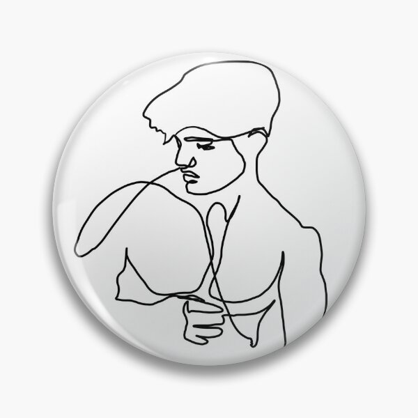 Item preview, Cute guy line contour  designed and sold by gaylineart.