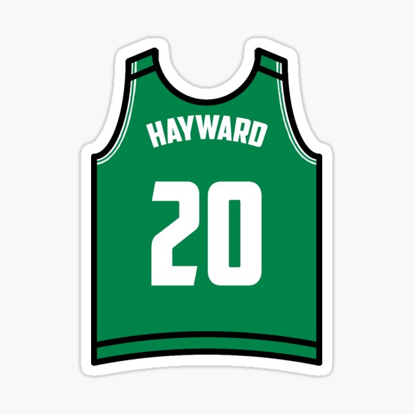 Gordan Hayward - Celtics Jersey Sticker for Sale by GammaGraphics