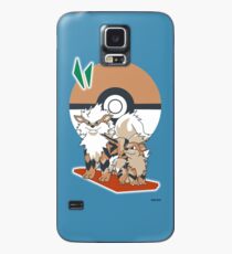 Pokemon Growlithe & Arcanine Hülle & Klebefolie für Samsung Galaxy