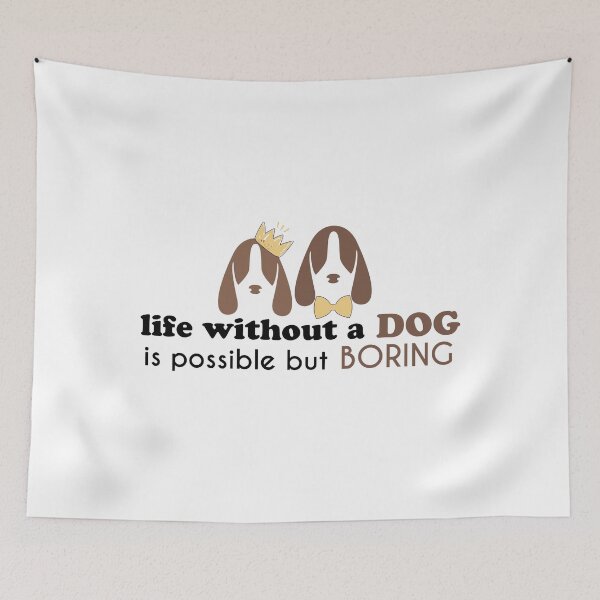 Item preview, Life without a dog is possible but boring,life without a dog is boring designed and sold by Rima-Store-19.