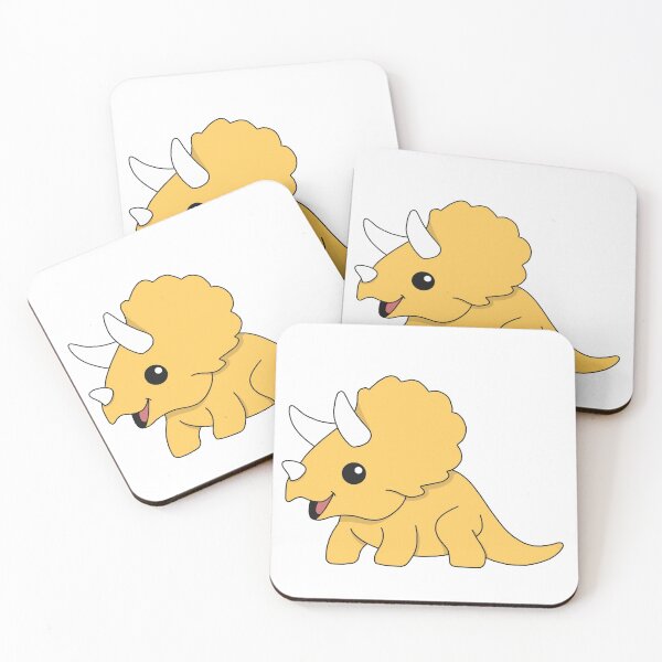 Item preview, Yellow Triceraptops designed and sold by elsxiv.
