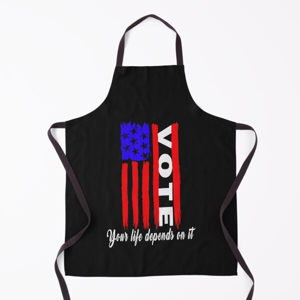 Item preview, Vote Your Life Depends On It Vintage USA Flag designed and sold by ExprezzDesigns.