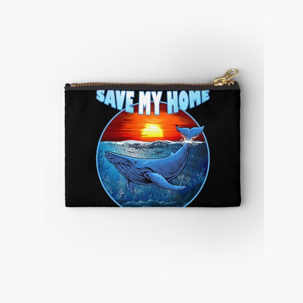 Item preview, Save My Home - Blue Whale - Whale - Sea - Ocean designed and sold by DELMEO.