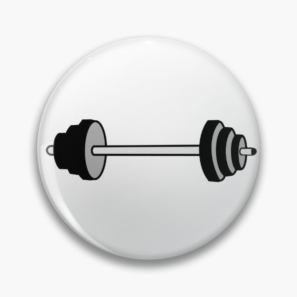 Item preview, black and grey barbell designed and sold by katie norton.