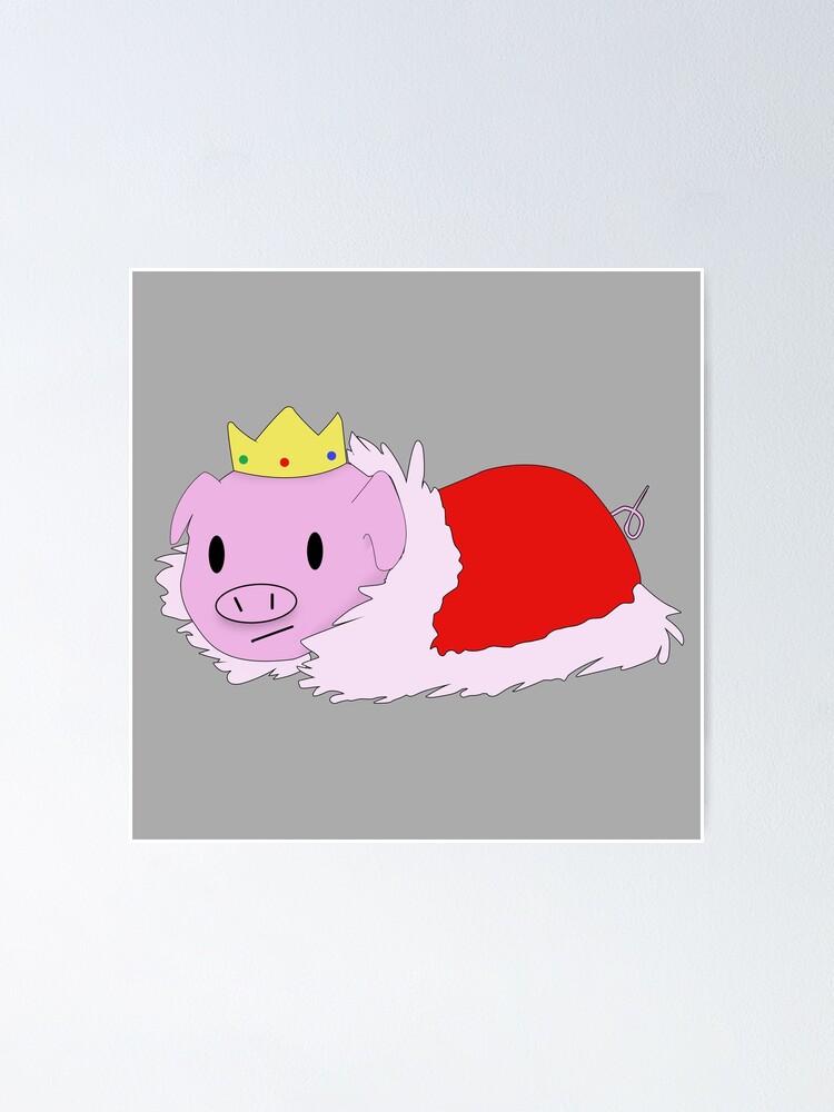 I created a texture that gives the Technoblade crown to pigs